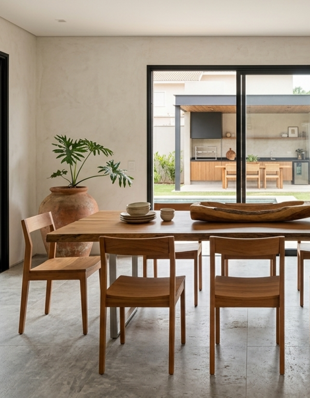 Mesa de Jantar para 13 Pessoas - Pequiá com Borda Natural