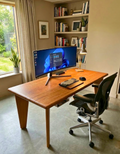 Escrivaninha Home Office em Madeira Maciça - 80cm x 1,80m