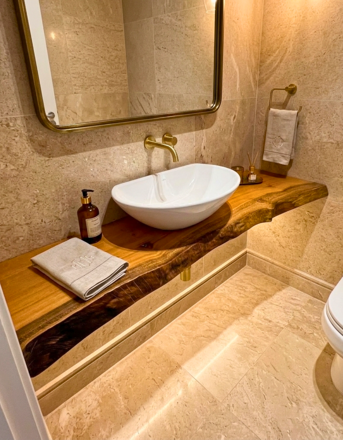 Prancha de Pequiá para Bancada de Lavabo - Tamanho 40cm x 1,50m