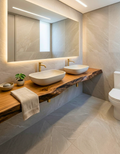 Prancha de Pequiá para Bancada de Lavabo - Tamanho para 2 cubas 50cm x 2,00m