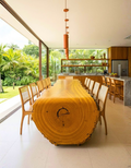 Mesa de Jantar Cascata 13 lugares - Madeira Pequiá Maciça Orgânica