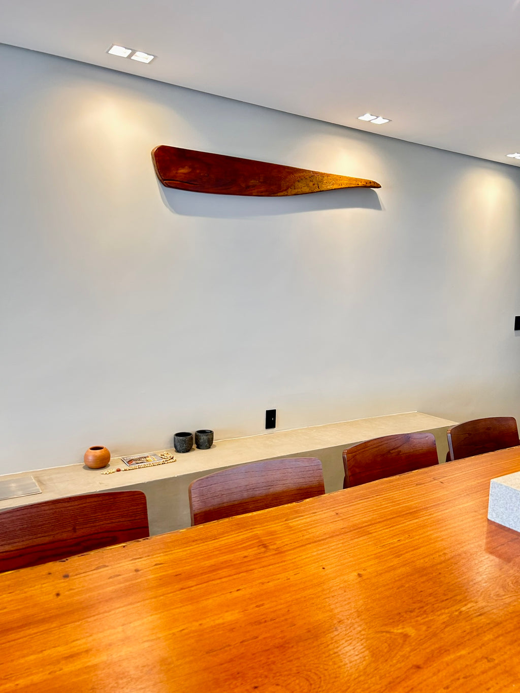 Extensão Gourmet em Madeira Maciça para Ilha de Cozinha Integrada - 4,50 x 1,20m
